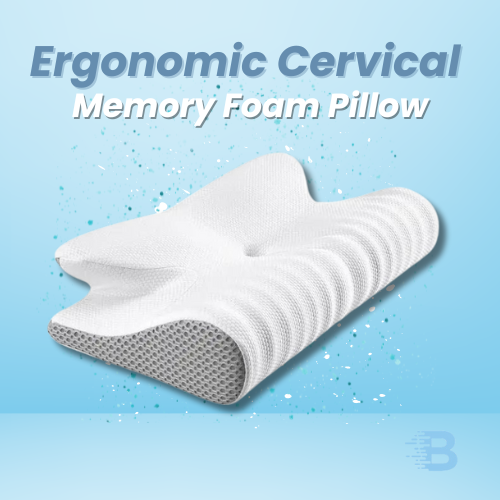 Ergonomic Cervical Memory Foam Pillow