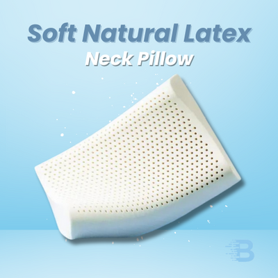 Soft Natural Latex Neck Pillow